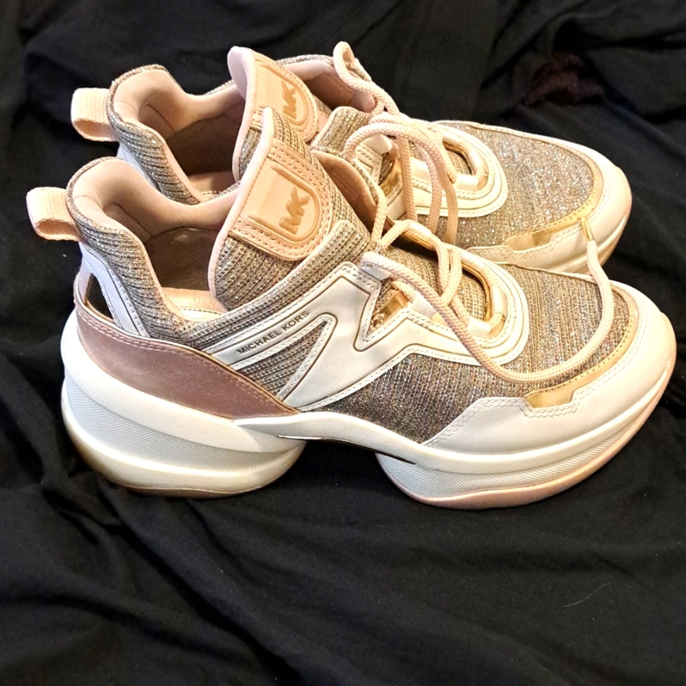 Michael kors sneakers 8.5 pink olympia